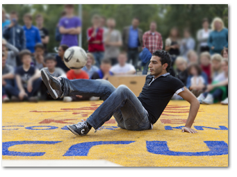 Aangepast Cruijff Court groot succes