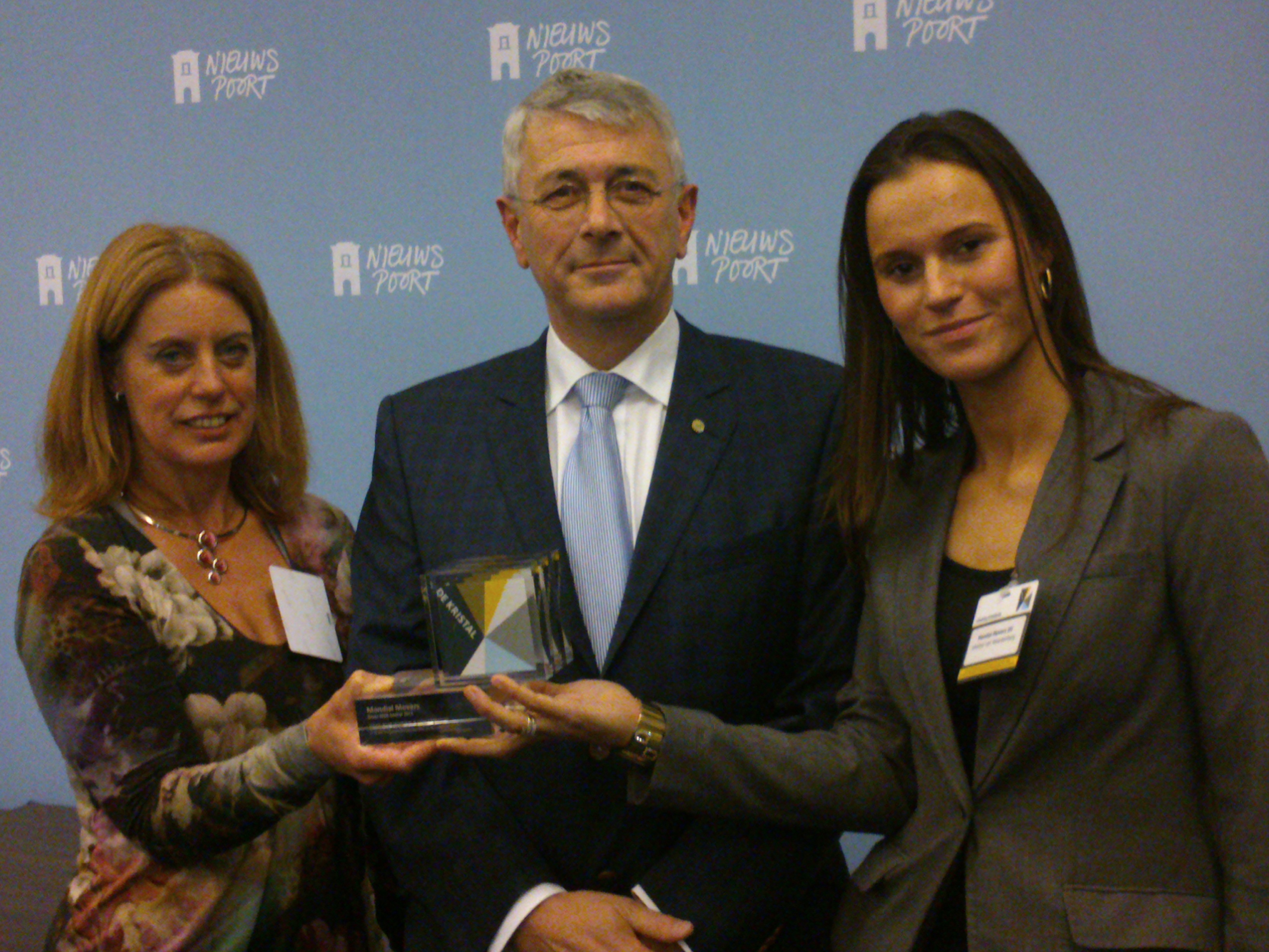 v.l.n.r. Angeline Ackermans, Tom Stuij en Johanna van Waardenberg