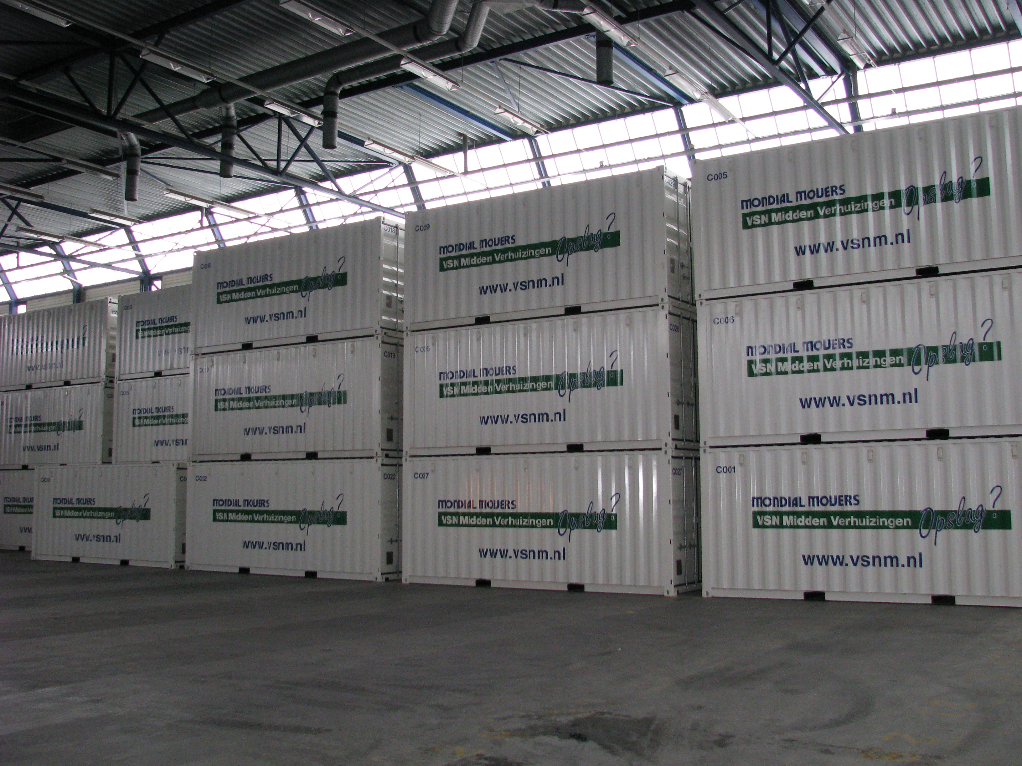 Mondial Movers opslag en self storage